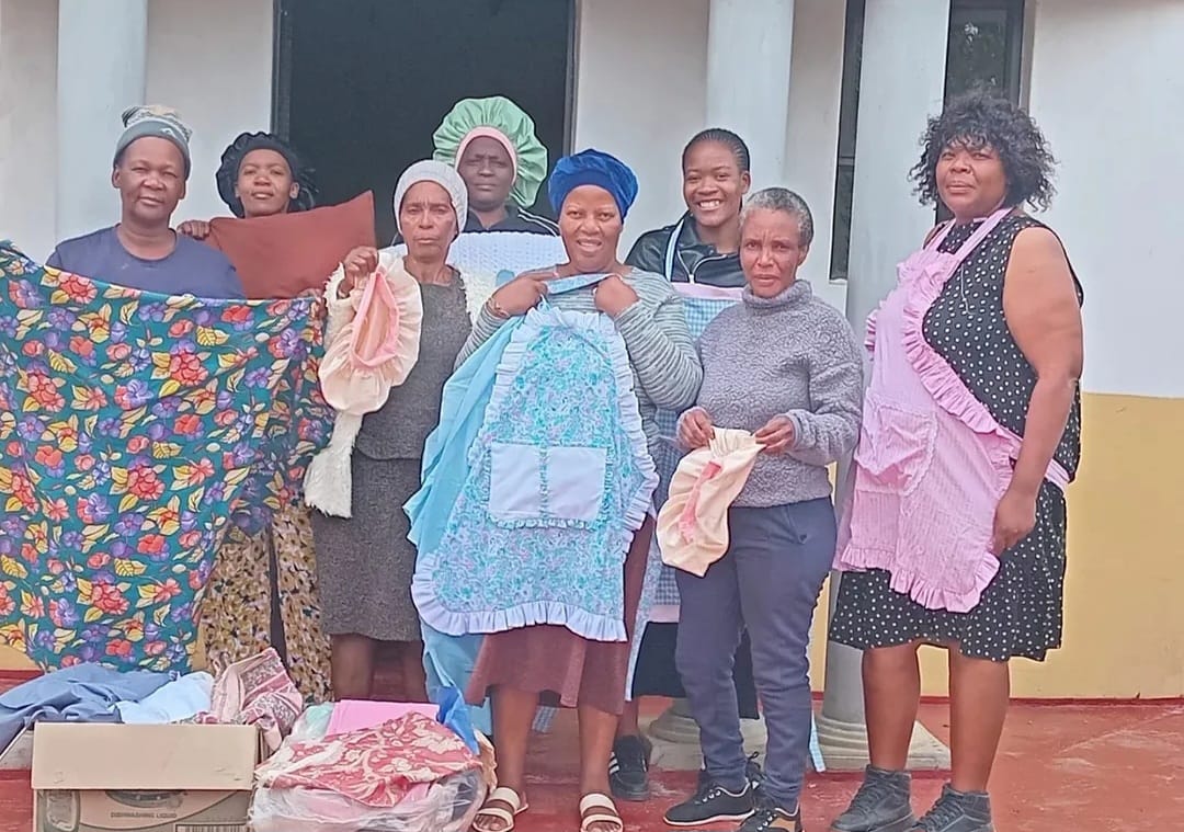 Community sewing programme at Amber's