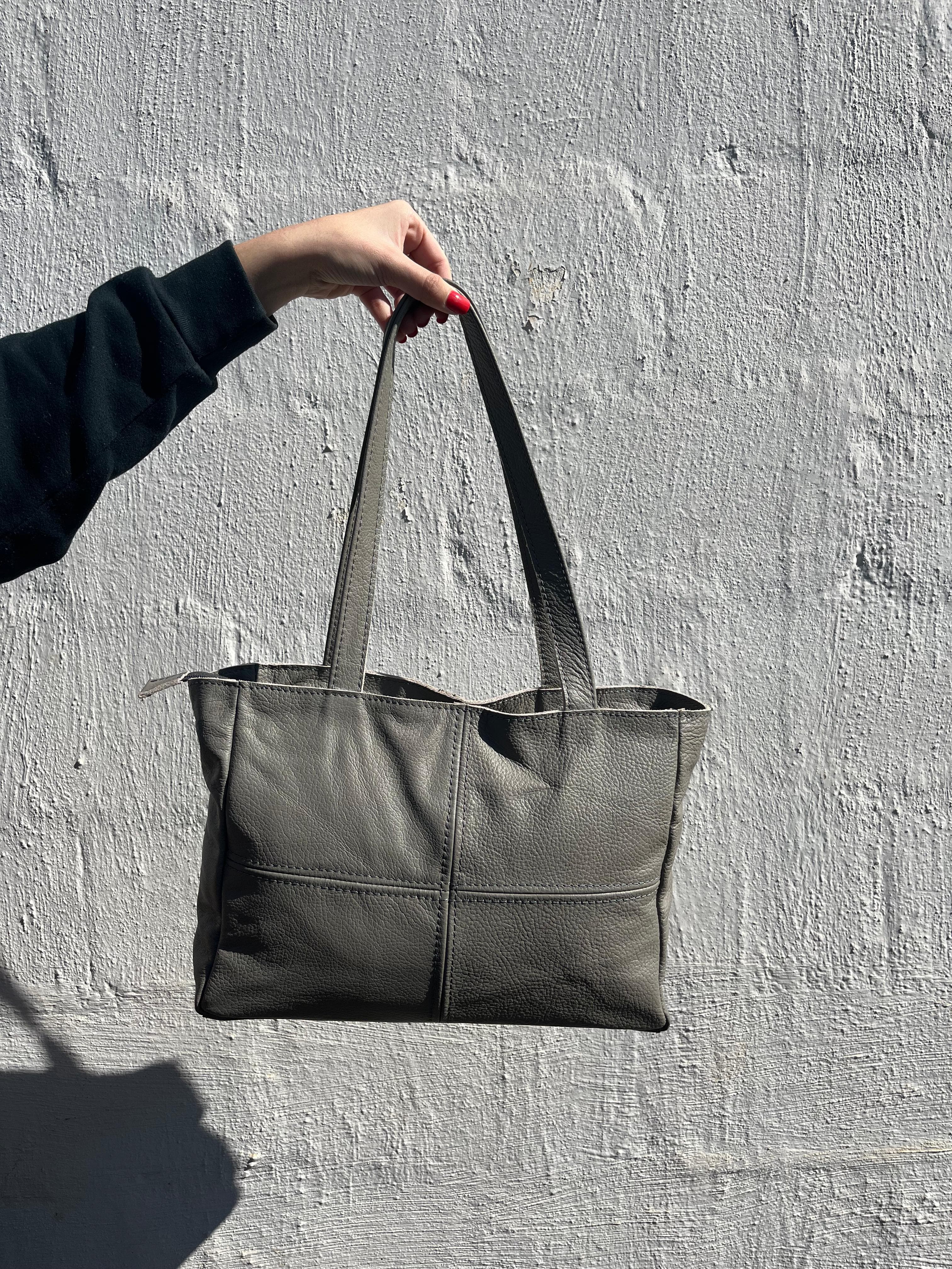 Leather handbag — another style from Amber's