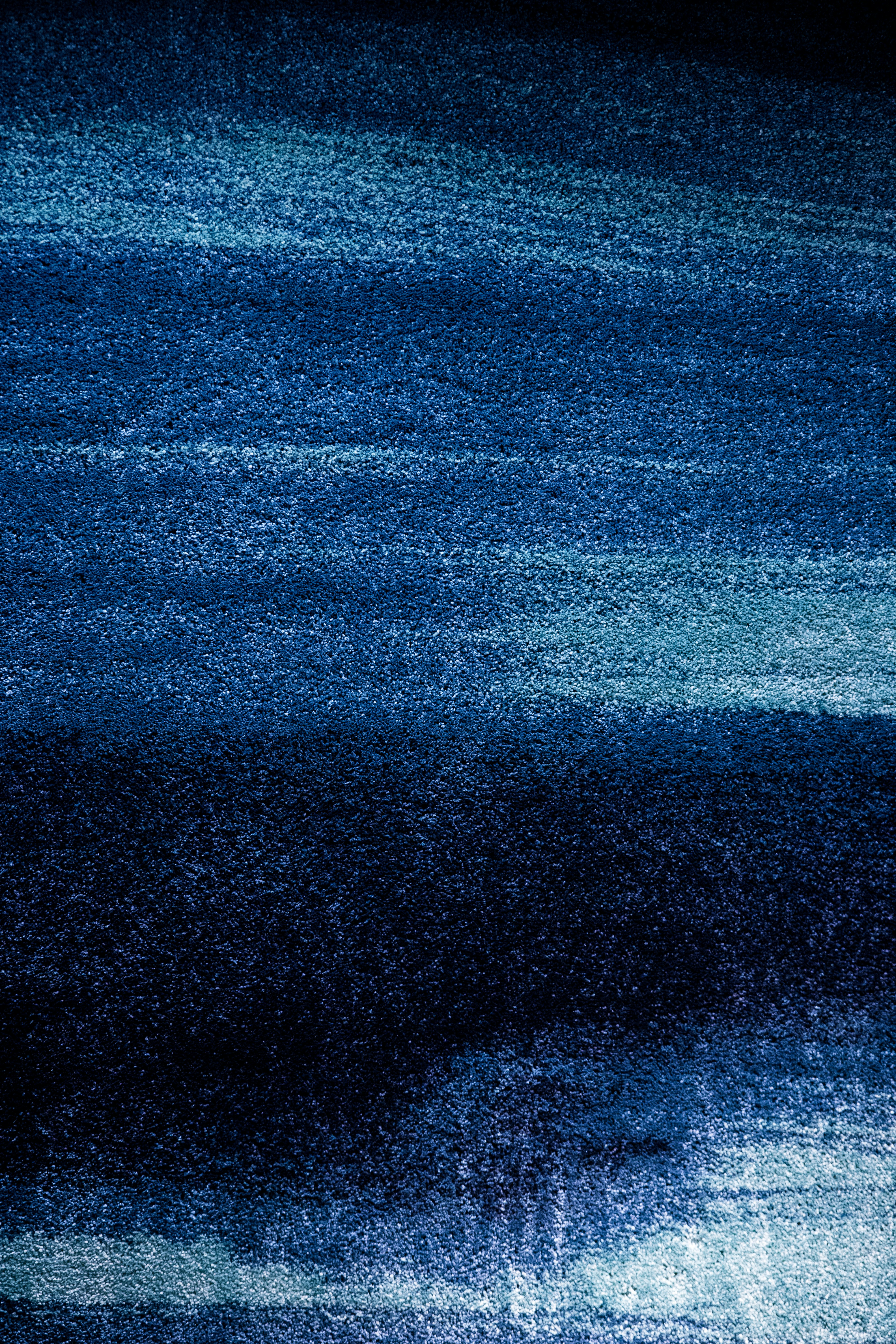 Textured blue decorative fabric