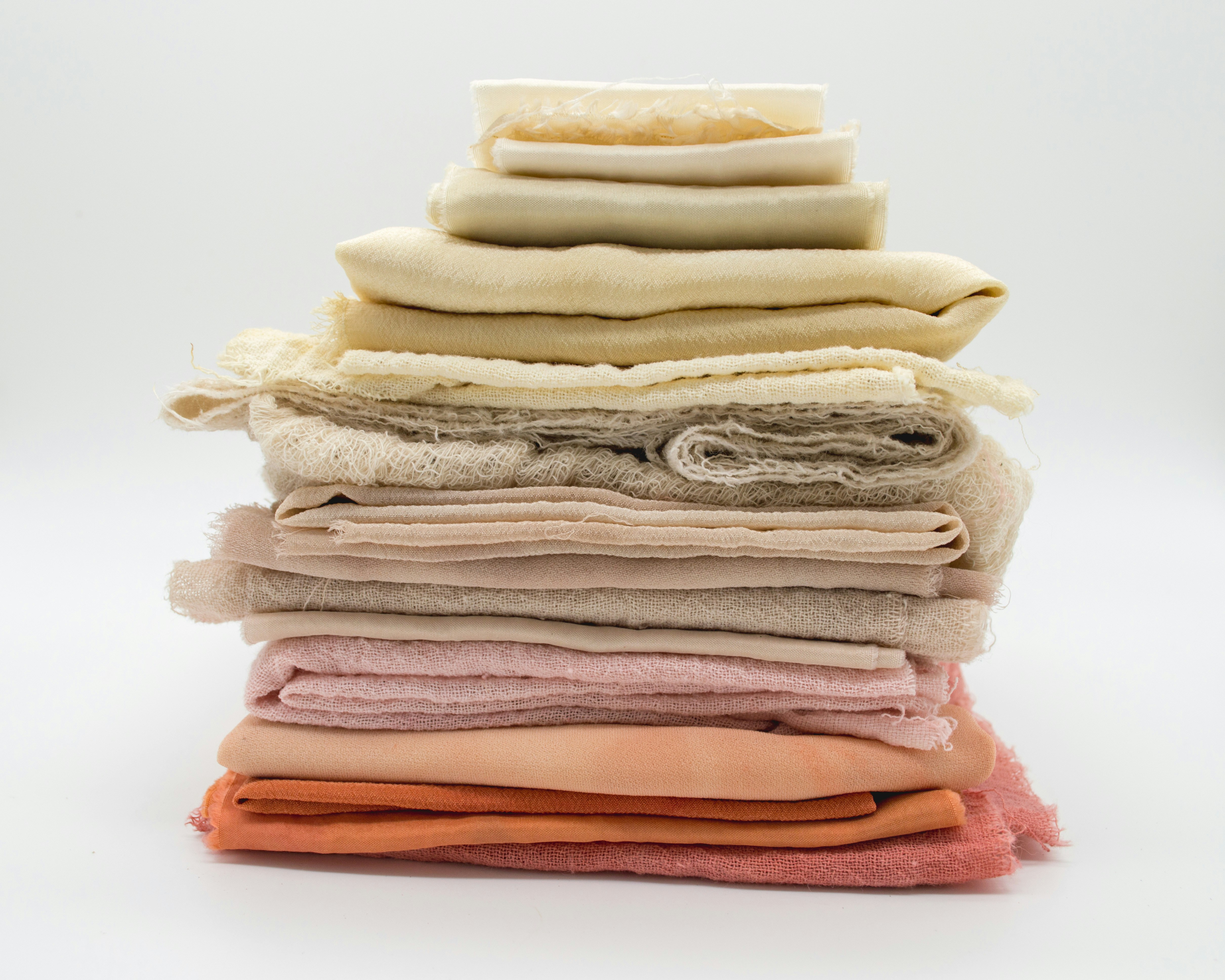 Fabric rolls in store